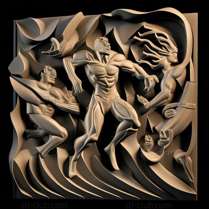 3D model Fantastic Four Invasion of the Silver Surfer (STL)